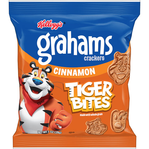 Kelloggs Tiger Bites Cinnamon Graham Crackers, 1 Ounce -- 150 per case
