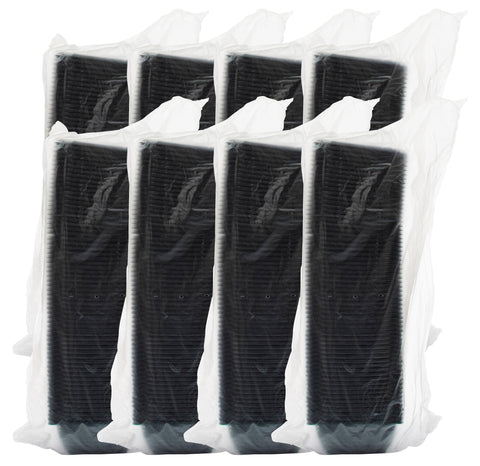 PresentaBowls Pro® BOWL SQUARE PLASTIC BLACK 12 OZ