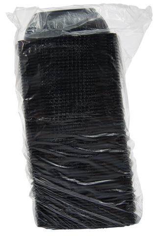 PresentaBowls Pro® BOWL SQUARE PLASTIC BLACK 48 OZ