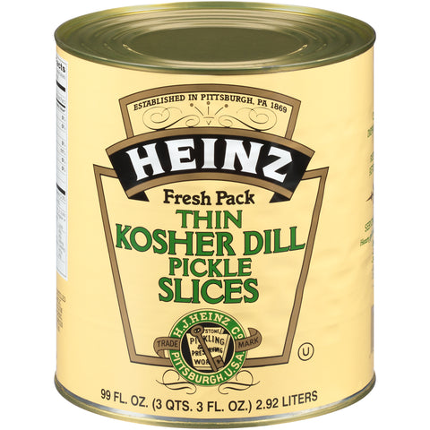 Pickle Kosher Dill Slices Thin 632700/78000974