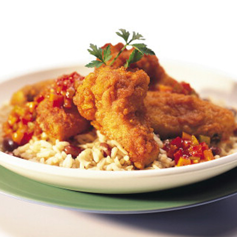 Chicken Wing Breaded Fc Hot Pepper Wings Of Fire® 1st & 2nd Joint Medium 5985-0928