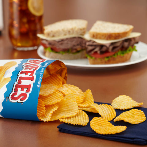 Chip Potato Ridged Cheddar Sour Cream Lss