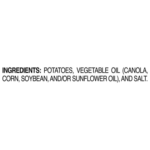 Chip Potato Wavy Regular Bulk