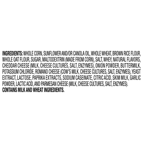 Chip Multigrain Harvest Cheddar Whole Grain Single Serve