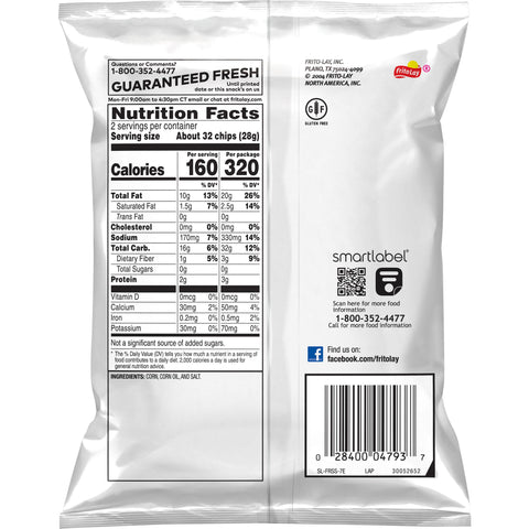 Chip Corn Original Large Single Serve