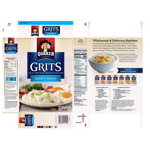 Quaker® CEREAL GRITS QUICK BOX
