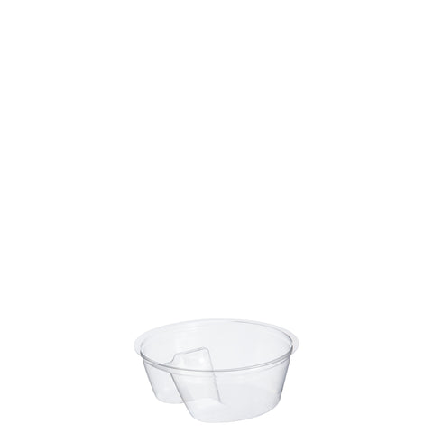 Dart Container Clear PET Practical Fill Single Cup Insert, 3.5 Ounce -- 1000 per case