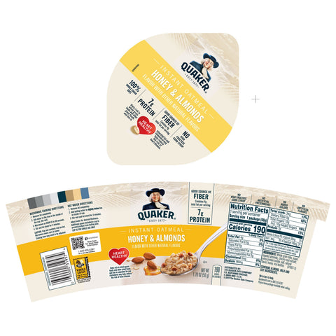Quaker® OATMEAL INSTANT HONEY & ALMOND
