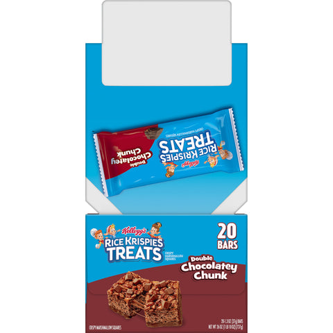 Kellogg's® SNACK BAR RICE KRISPIES TREATS® DOUBLE CHOCOLATEY CHUNK