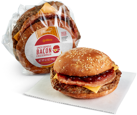 Sandwich Jumbo Chipotle Bbq Bacon Cheeseburger 6.85 Oz 0601