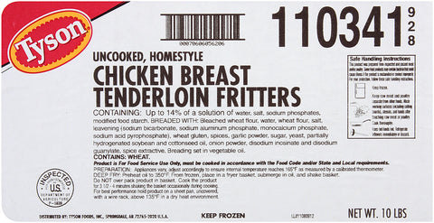 Tyson® CHICKEN TENDERLOIN FRITTER HOMESTYLE