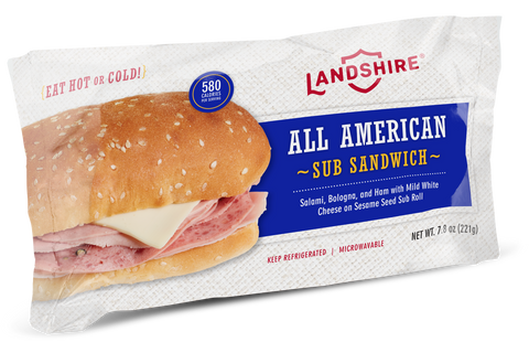 Sandwich All American Sub Iw 7.25 Oz 102001-012-1