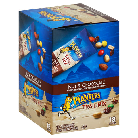 Planters SNACK TRAIL MIX PLANTERS TUBE CHOCOLATE