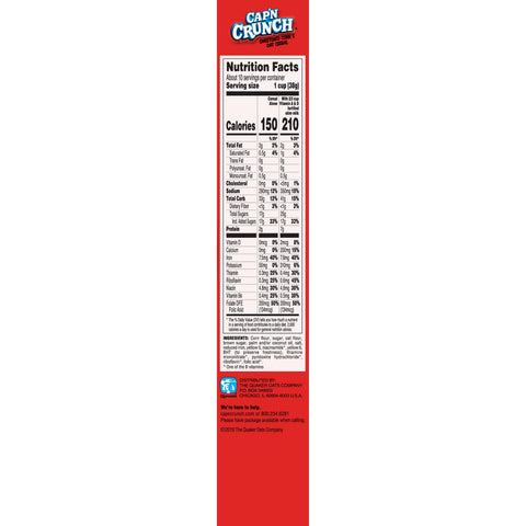 Cap'n Crunch CEREAL CAP N CRUNCH REGULAR