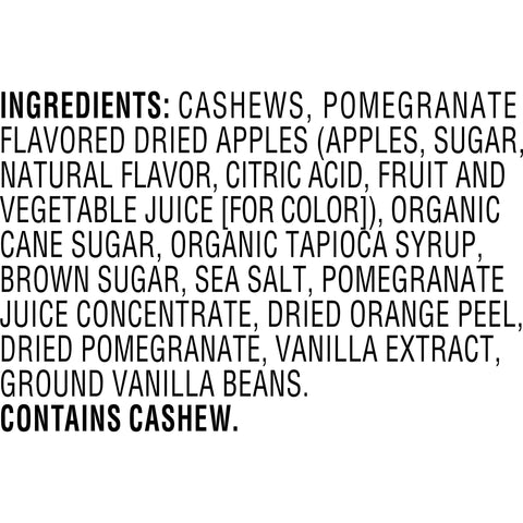 Sahale Snacks Naturally Pomegranate Vanilla Flavored Cashews Glazed Mix, 1.5 Ounce -- 108 per case.