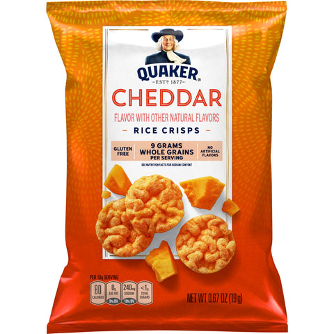 Quaker® SNACK QUAKES RICE CAKES MINI CHEDDAR