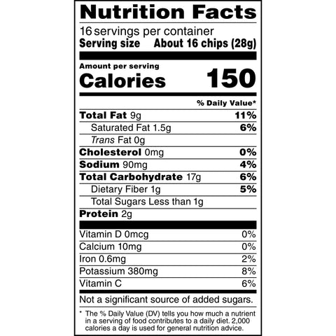 Chip Potato Kettle Cooked Original Bulk