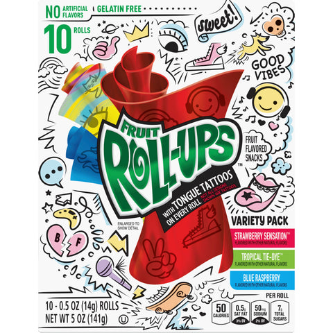 Fruit Roll-ups BC FRUIT ROLLUP VARIETY 10 CT