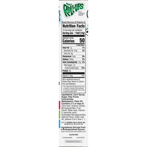 Fruit Roll-ups BC FRUIT ROLLUP VARIETY 10 CT