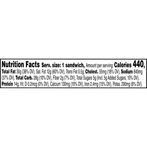 Jimmy Dean Spicy Split Smoked Sausage and Cheese Croissant Sandwich, 4.8 Ounce -- 12 per case