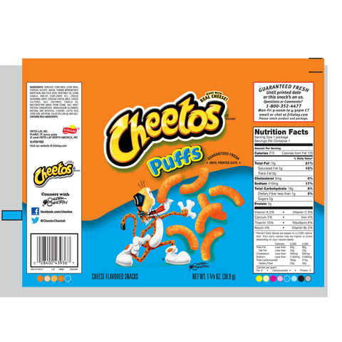 Snack Cheese Jumbo Puffs Large Single Serve