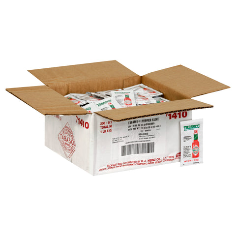 Sauce Tabasco Pepper Single Serve Packet 714100/78003248