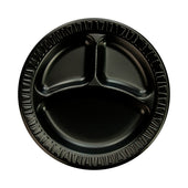 Dart PLATE FOAM LAMINATED 3-COMPARTMENT QUIET CLASSIC® BLACK 9