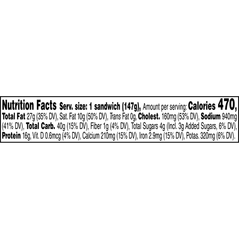Jimmy Dean J DEAN BRKFST BGL SAUS/EGG/CHSE 12/5.2 Z