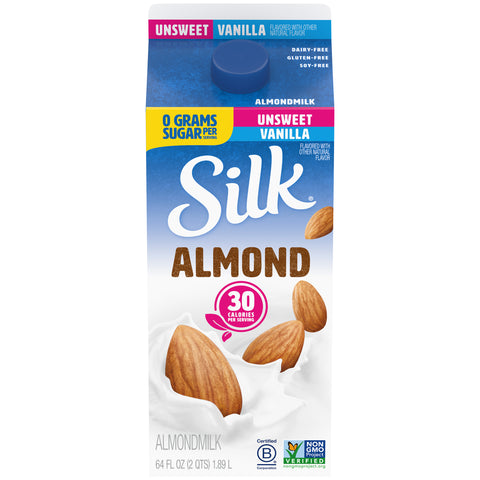 Silk MILK ALMOND UNSWEETENED VANILLA ESL