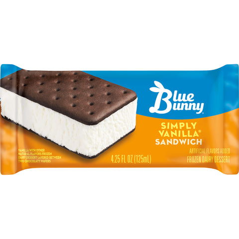 Blue Bunny ICE CREAM SANDWICH VANILLA 946632