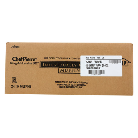 Chef Pierre Muffin - Variety Pack, 4.75 Ounce -- 24 per case.