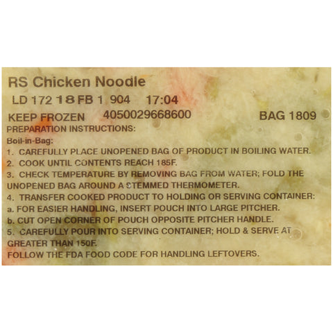 Heinz Reduced Sodium Chicken Noodle Soup, 16 Pound Bag