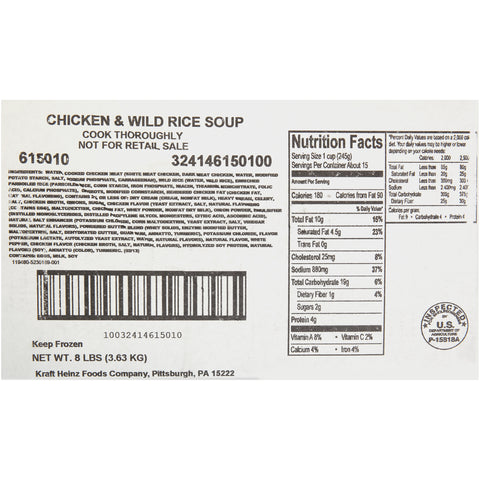 Soup Chicken & Wild Rice Bag 78003973