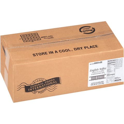 General Foods International Coffees (GFIC) CAPPUCCINO ENGLISH TOFFEE
