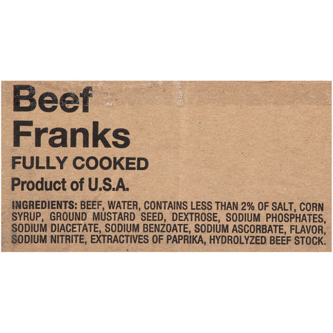 Kraft Frozen 5:1 Oscar Mayer Beef Frank, 6 inch.