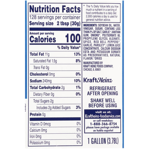 Dressing Kraft Creamy Italian 4 Count 1 Gallon