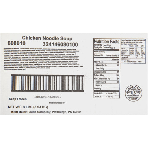 Chef Francisco® SOUP CHICKEN NOODLE 608060/78003981