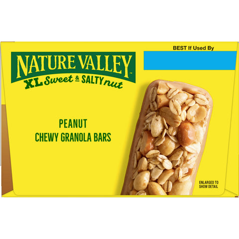 Nature Valley Chewy Sweet and Salty Peanut Granola Bars, 1.8oz Bars -- 120 Bars Per Case