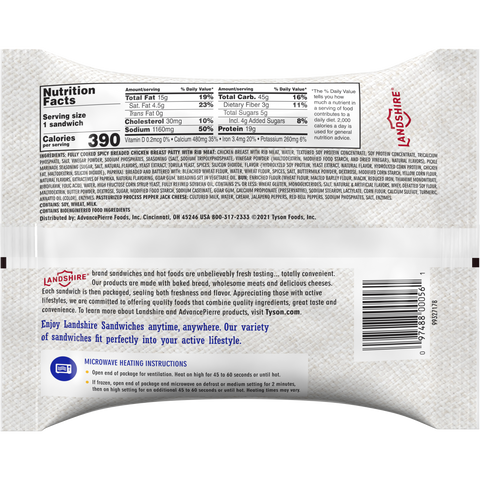 Sandwich Spicy Breaded Chicken Iw 5.4 Oz 103056-014-1