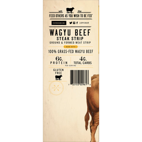Epic® SNACK BEEF STEAK STRIPS WAYGU