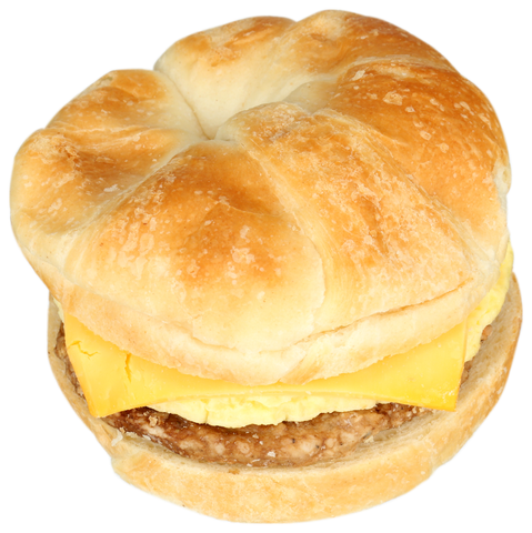 Jimmy Dean Sausage, Egg and Cheese Croissant Sandwiches, 4.5 Ounce -- 24 per case.