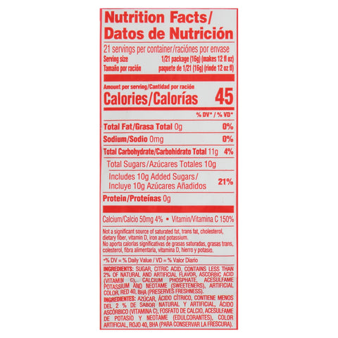 Drink Mix Fruit Punch Pre-sweetened-2 Gal