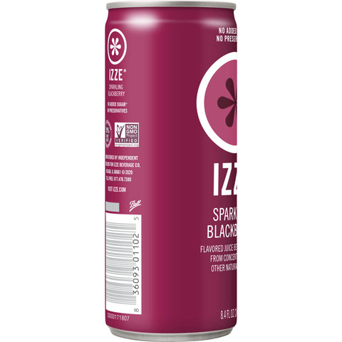Izze JUICE SPARKLING BLACKBERRY CAN