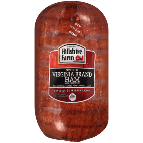 Hillshire Farm® HAM SMOKED VIRGINIA BRAND HAM WATER ADDED COATED W/ CARAMEL COLOR 10711660414