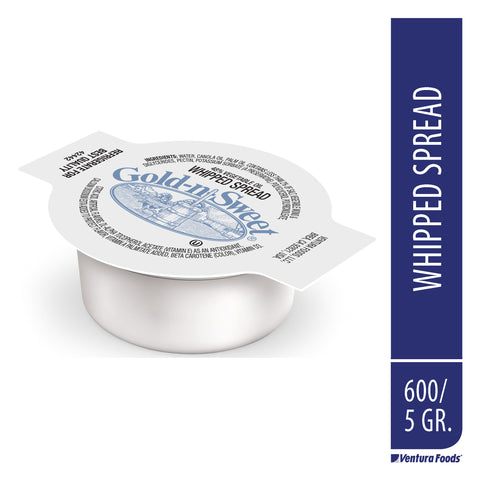 Gold N Sweet Whipped Spread, 5 Gram Cup -- 600 per case