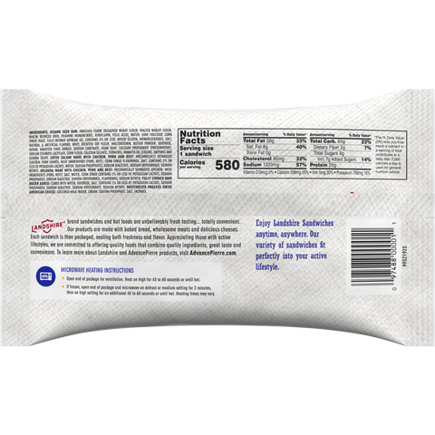 Sandwich All American Sub Iw 7.25 Oz 102001-012-1