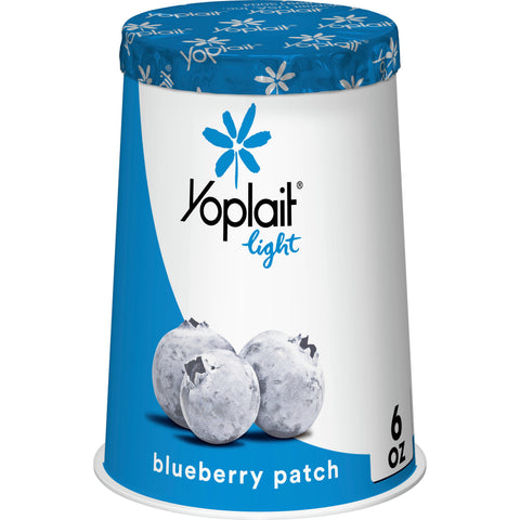 Yoplait Light Blueberry Yogurt, 6 Ounce -- 12 per case.