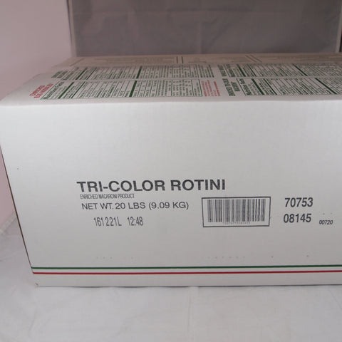 Pasta Rotini Tri-color