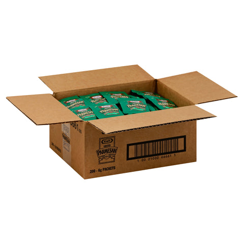 Kraft Grated Parmesan Cheese, 6 Gram -- 200 per case.