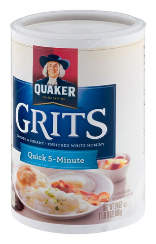 Quaker® CEREAL GRITS QUICK WHITE TUBE